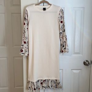 Knit dress midi length